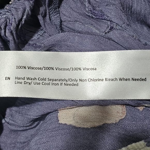 Band Of Gypsies Purple Floral Romper Size L NWT - Picture 4 of 5